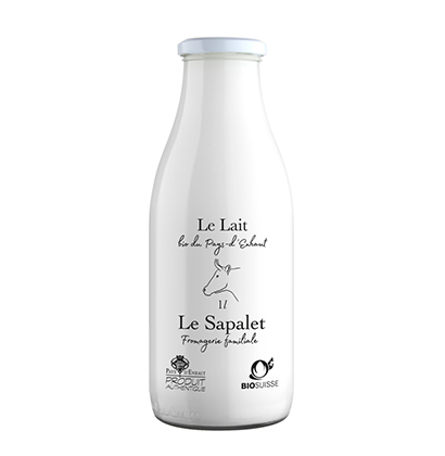 Bouteille à lait personnalisée