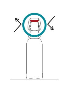 Pure Bottle - Fermeture mécanique inoxydable