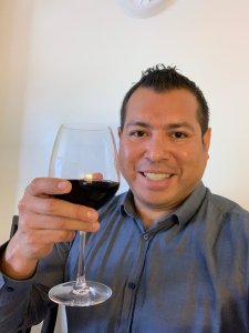 The tester of the wine glass Danny Palomino