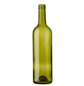 Bordeaux wine bottle cetie 75cl russet Tradition H63mm