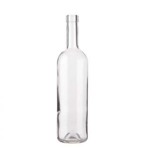 Bordeaux wine bottle bartop 70 cl white Prestige