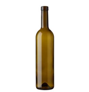 Bordeaux wine bottle bartop 75 cl olive green Harmonie