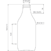 Beer Bottle crown 33cl Standard 4 brown