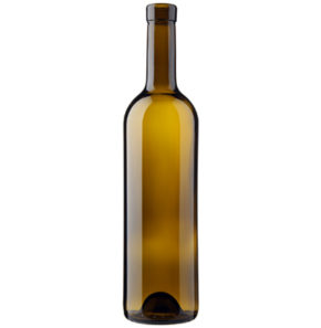 Bordeaux wine bottle bartop 70cl oak Prestige