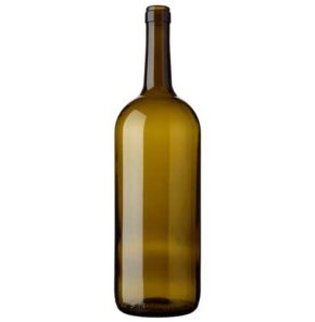 Bordeaux wine bottle cetie 150 cl olive green Magnum