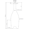 Champagne bottle 1.5 l antique Collio