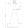Champagne bottle crown 75 cl antique Idea