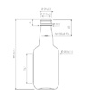 Craft Beer Beer bottle crown 33cl 29mm Cla antique
