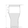 Craftsman beer glass 54 cl