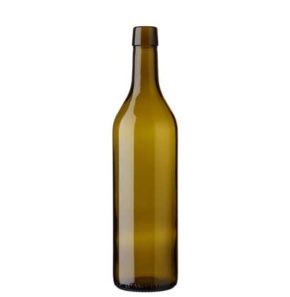 Vaud wine bottle bartop 70 cl olive green