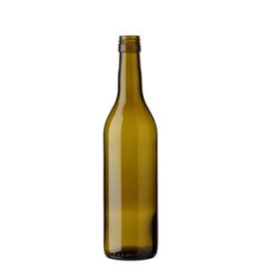 Vaud wine bottle BVS 50 cl olive green