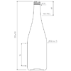 Water bottle Soly Sombra 75cl MCA 28 white