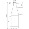 Beer Bottle crown 50cl NRW Export brown (EW)