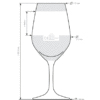 Expert Tasting 26 cl Gauging wine glass