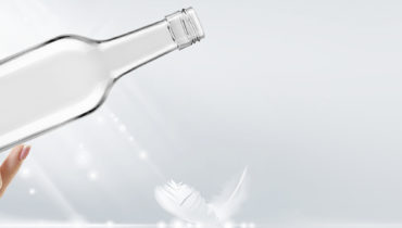 bouteille en verre léger