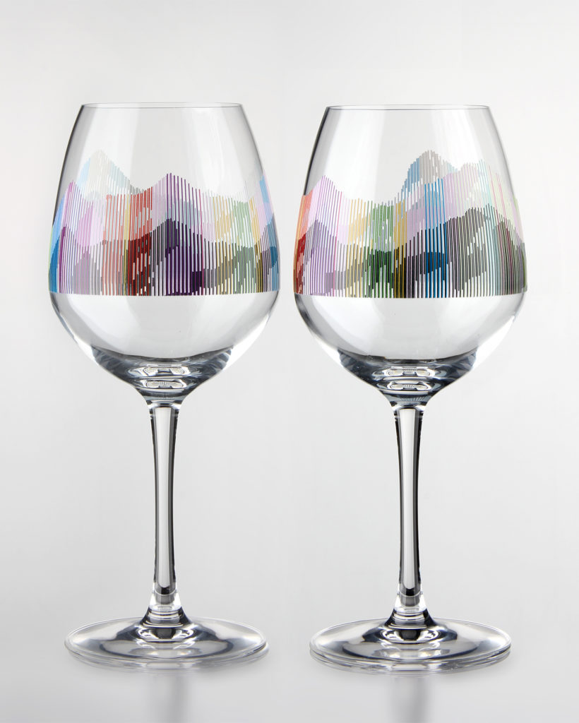 Impression digitale sur verre: les verres de table peuvent également être imprimés