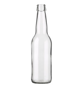 Beer bottle crown 33cl Long Neck white (light)