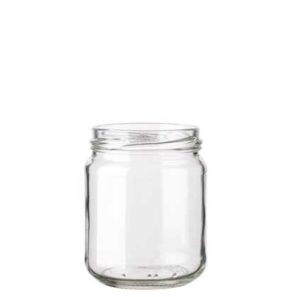 Jar 228 ml white TO63