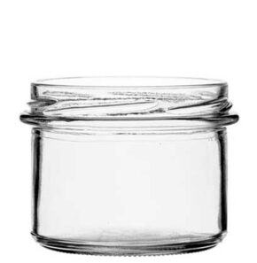 Jar 235 ml white TO82