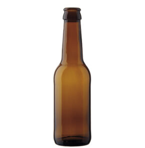 Beer bottle crown 25cl Long Neck Brown