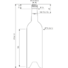 Bouteille à vin Bordelaise BVS 30H60 75cl blanc Seduction