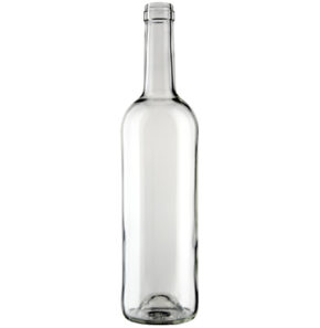 Bouteille à vin Bordelaise cétie 75cl blanche Nova