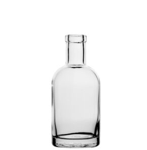 Bottiglia per gin Fascetta 20cl bianco Oblò