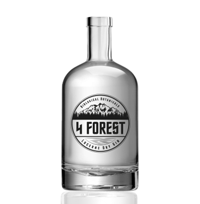 Packaging design logo 4 Forest Gin