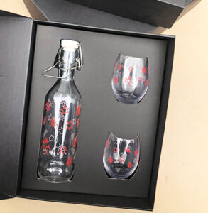 Carafe Personnalisée 1,8 L - Gravure Laser, Pour Bière, Sangria, Lave-vaisselle, Hauteur 23 Cm