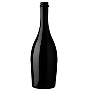 Beer Bottle 75cl black crwon Collio