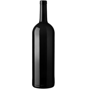 Bordeaux wine bottle bartop 1.5 l black Magnum Prestige