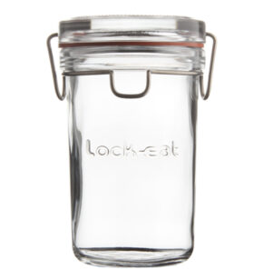 Glass Jar 350ml Lock Eat
