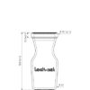 Juice bottle 25cl Lock Eat