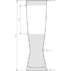Pilsstange beer glass 33 cl