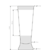 Principé beer glass 25 cl