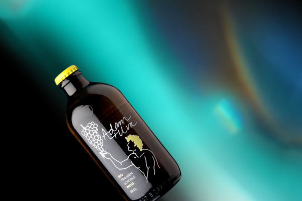 ALPHA DRINK BEER BOTTLE CROWN 33CL BROWN