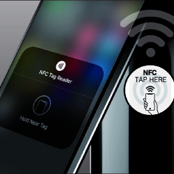 Activer le tag NFC et le smartphone pour l'Univerre Smart Bottle