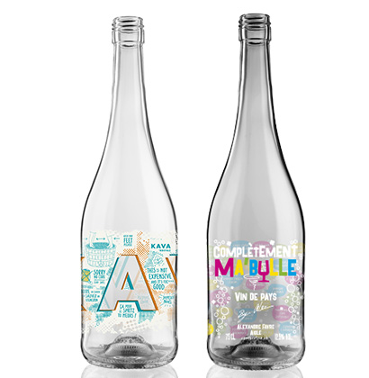 Packaging design Wine bottles KAVA Ardévaz Bulle Borloz