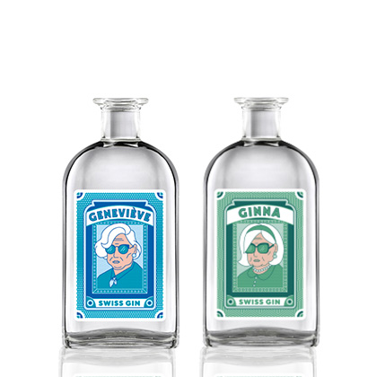 Packaging design e-commerce Gin des Mamies