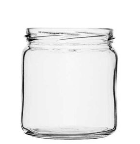 Jar 408 ml white TO82