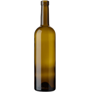 Bordeaux Wine Bottle bartop 18.5mm 75 cl oak Europe H63