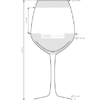 Robusto 55cl Gauging wine glass