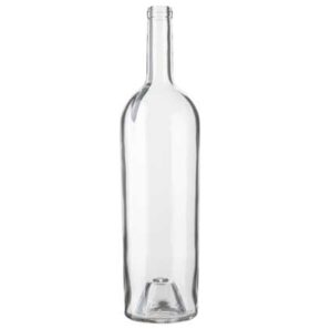Bordeaux wine bottle cetie 1.5 l white Magnum Elegance