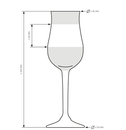 Schnapps glass 10.4cl DistiSuisse