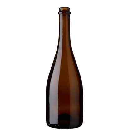 Bottiglia di birra Premium tappo corona 75 cl quercia Cuvée Tradition