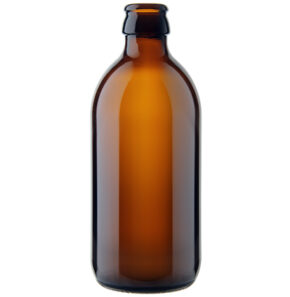 Bouteille à bière couronne 33cl Alpha Drink brun