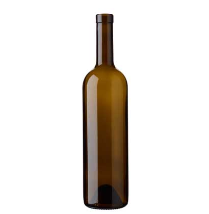 Bordeaux wine bottle bartop 18.5mm 75 cl antique Europe H63