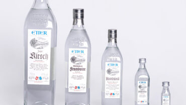 Etter Distillerie - Strong branding through personalised glass bottles