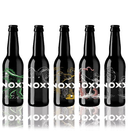 Personalized beer bottles screen printing Noxx