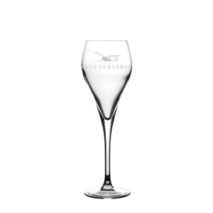 Personalised champagne glass